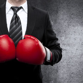 man in boxing gloves